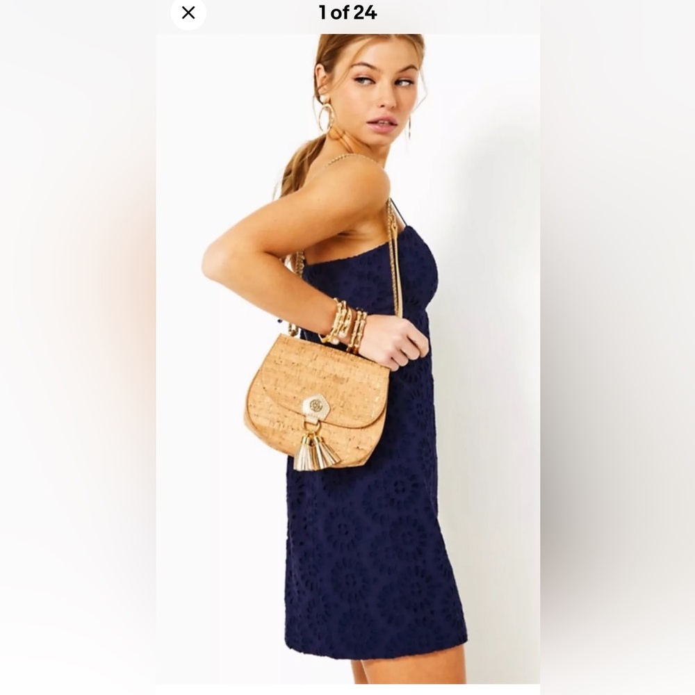 New Lilly Pulitzer Sirena Cork Crossbody
